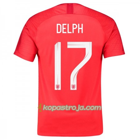 Billiga Fotbollströjor England Delph 17 VM 2018 Borta tröja